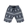 Status Quo Boy'S Tribal Print Polyester Blend Drawstring Shorts