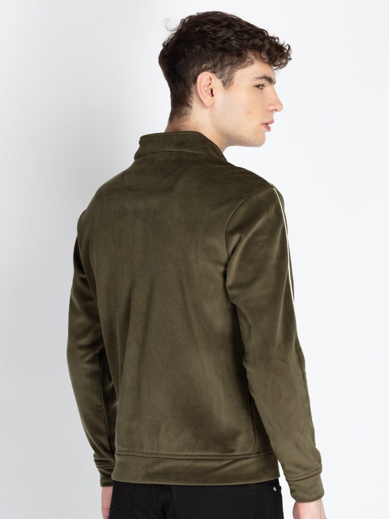 Status Quo Men'S Solid High Neck Lightweight Sweatshirt