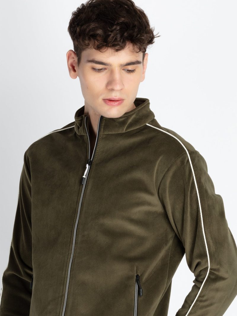 Status Quo Men'S Solid High Neck Lightweight Sweatshirt