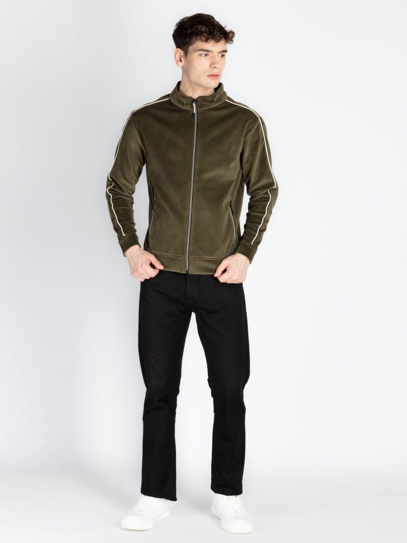 Status Quo Men'S Solid High Neck Lightweight Sweatshirt