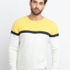Status Quo Men'S Cable Knit Round Neck Sweater
