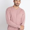 Status Quo Men'S Solid V-Neck Sweater