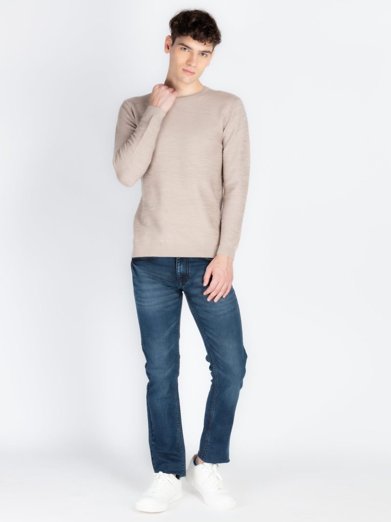 Status Quo Men'S Textured Sweater