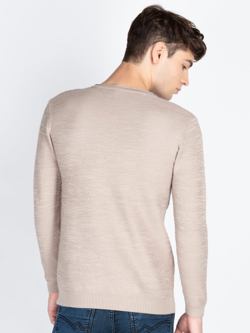 Status Quo Men'S Textured Sweater