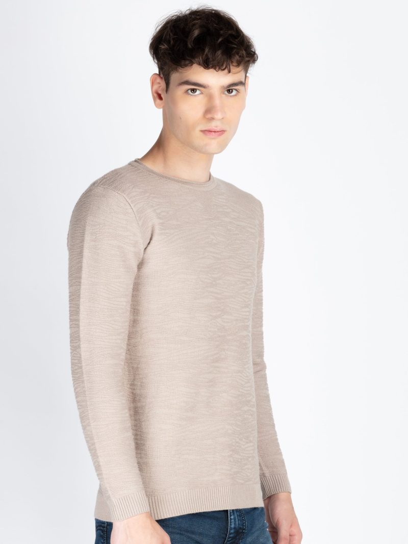 Status Quo Men'S Textured Sweater