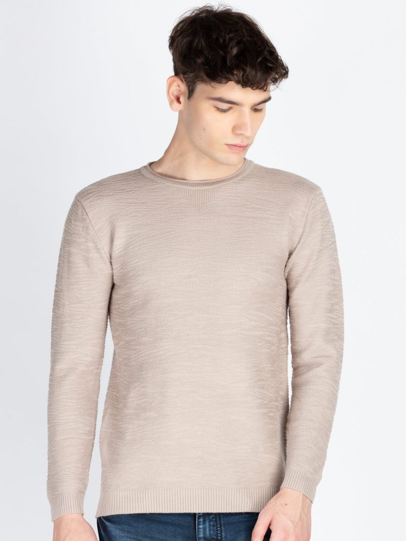 Status Quo Men'S Textured Sweater