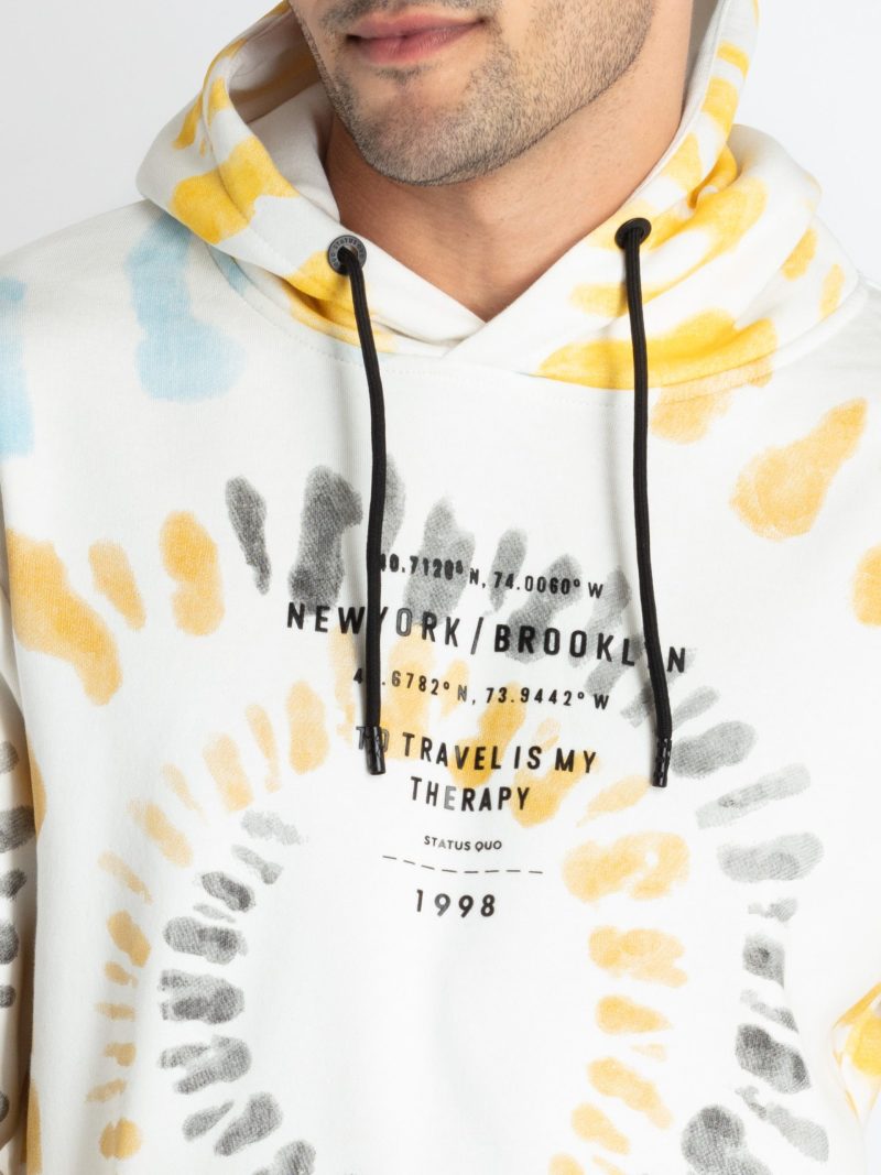 Status Quo Men'S All Over Print Sweatshirt With Hoodie