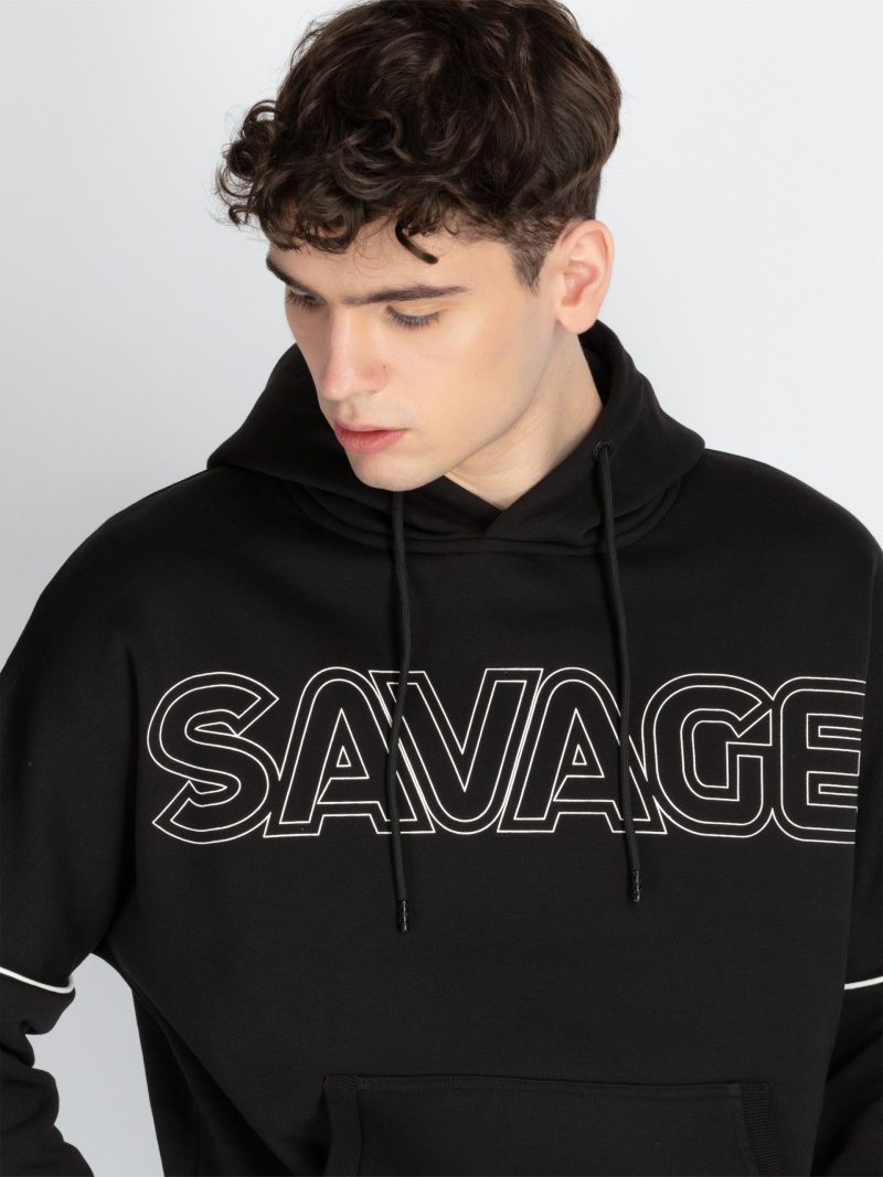 Status Quo Men'S Solid Hooded Sweatshirt