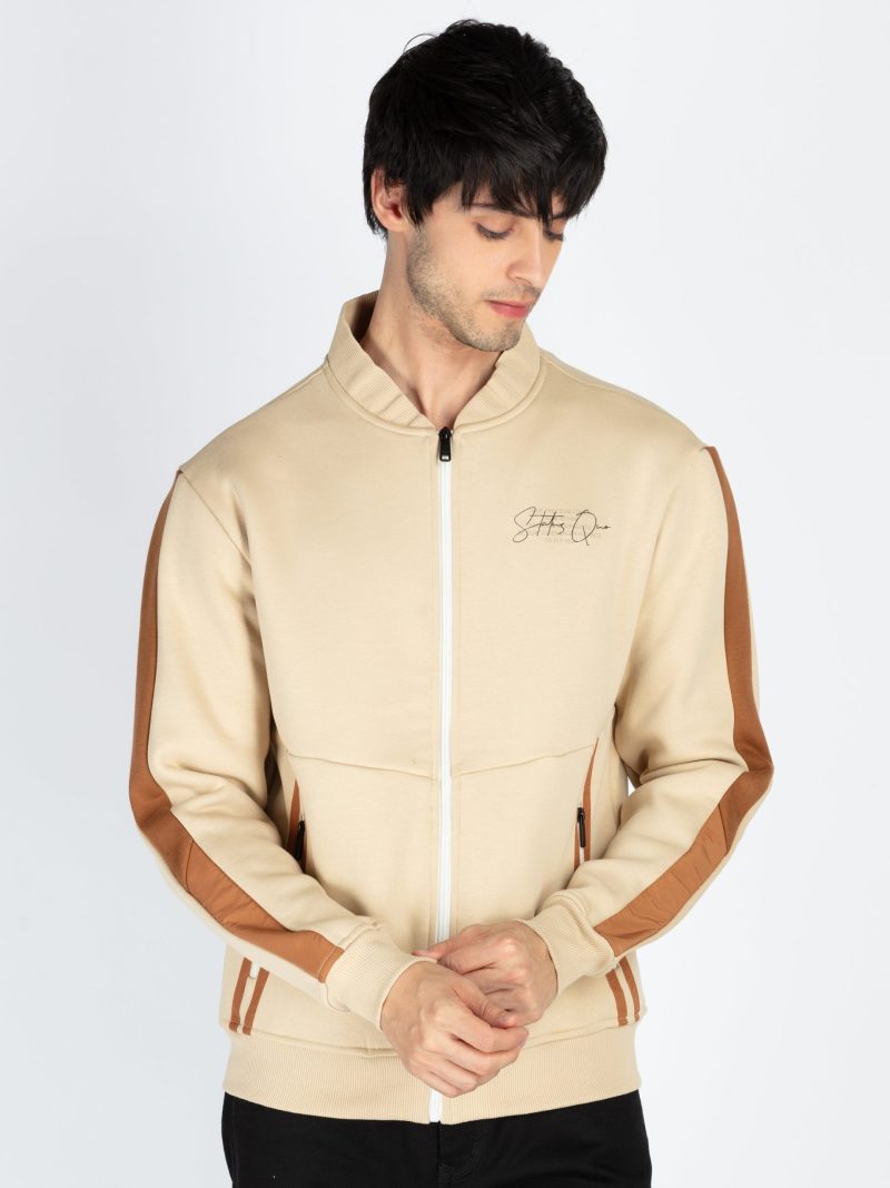 Status Quo Men'S Printed High Neck Full Sleeve Sweatshirt