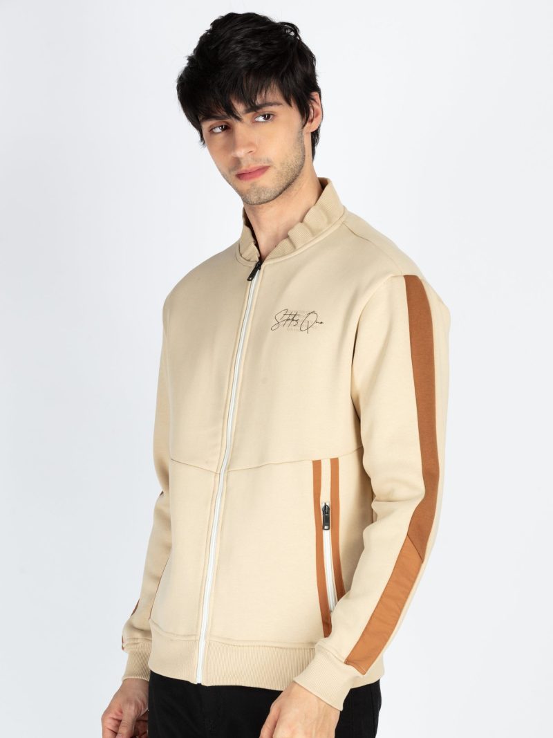 Status Quo Men'S Printed High Neck Full Sleeve Sweatshirt