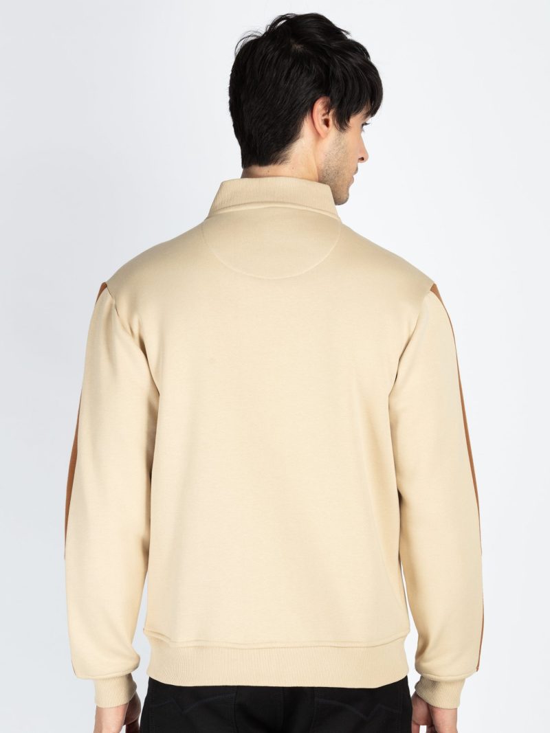 Status Quo Men'S Printed High Neck Full Sleeve Sweatshirt