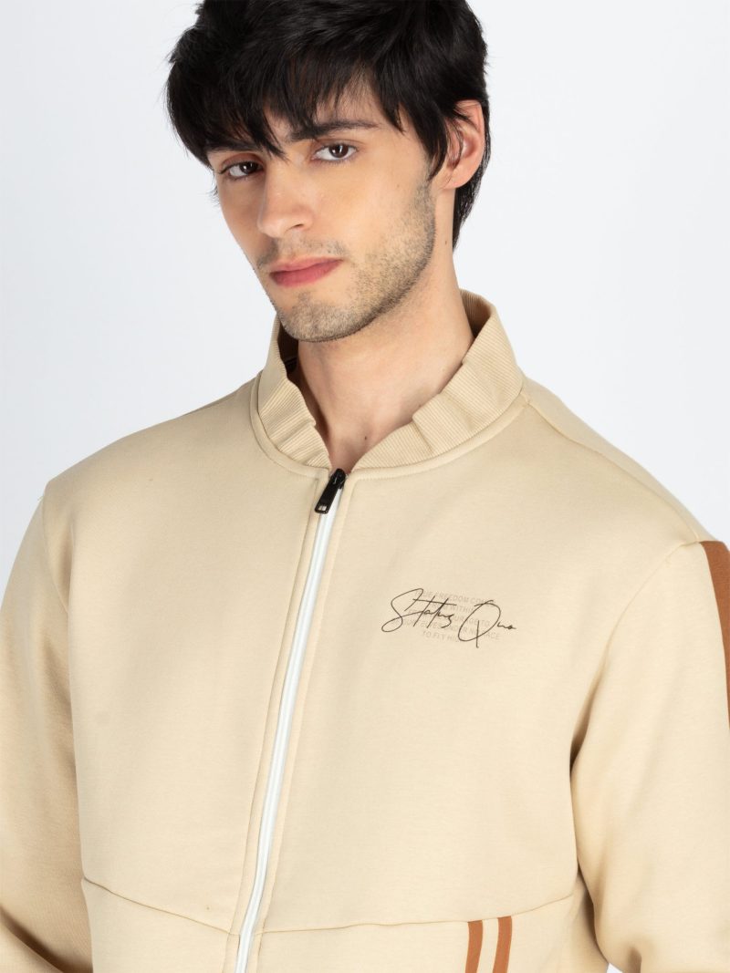 Status Quo Men'S Printed High Neck Full Sleeve Sweatshirt