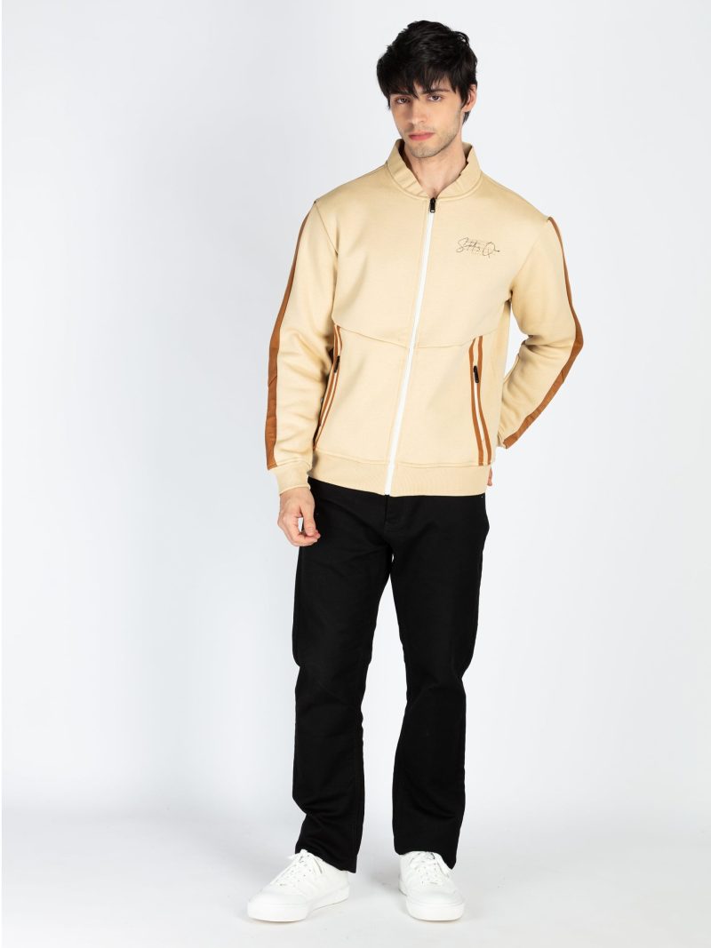 Status Quo Men'S Printed High Neck Full Sleeve Sweatshirt