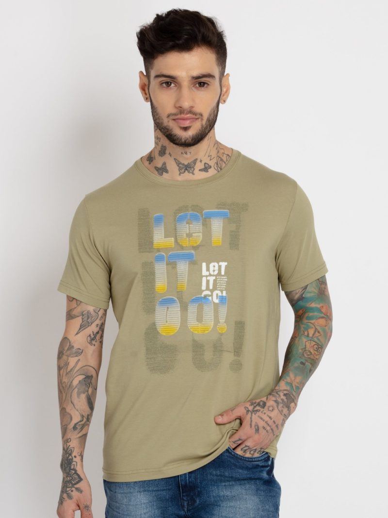 Status Quo Mens Printed Round Neck Tshirt