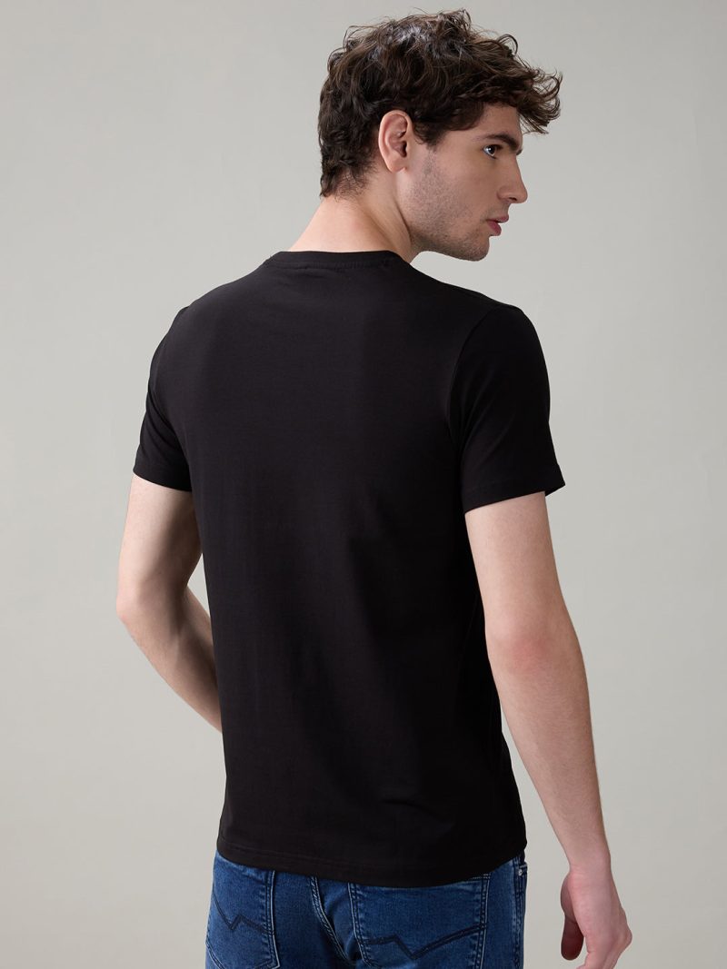 Status Quo Men'S Cotton Half Sleeves T-Shirt With Bold Graphic & Typography Print