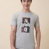Status Quo Men'S Printed Round Neck Half Sleeves Regular Fit T-Shirt