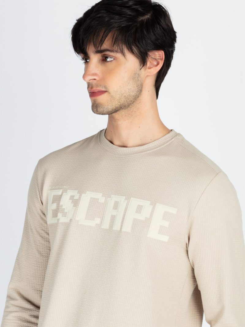 Status Quo Men'S Printed Round Neck Full Sleeve T-Shirt