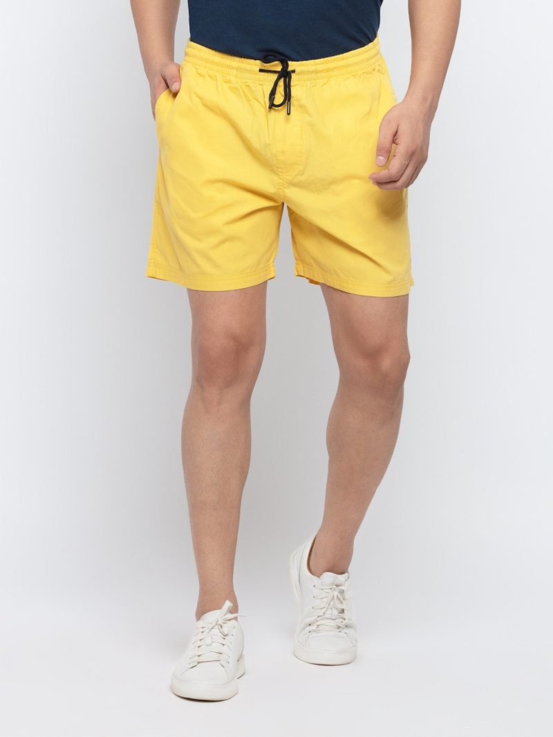 Status Quo Solid Regular Fit Shorts