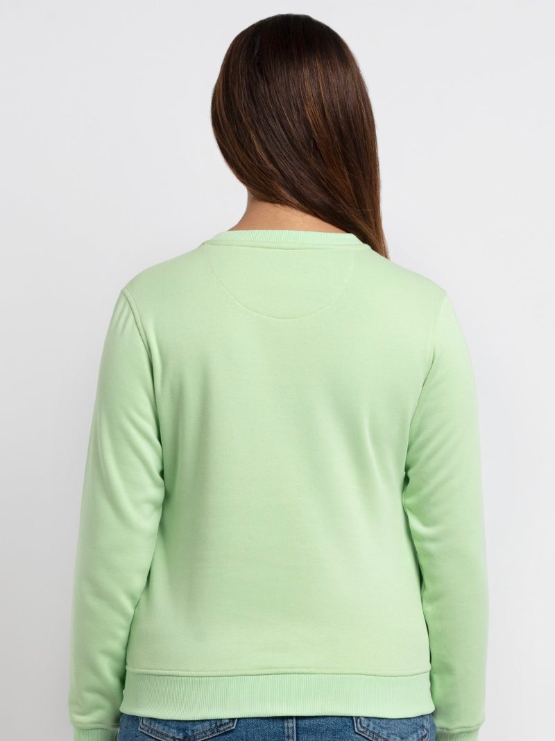 Status Quo Women'S Printed Round Neck Sweatshirt