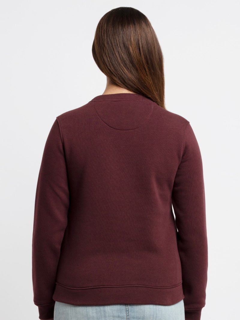 Status Quo Women'S Printed Round Neck Sweatshirt