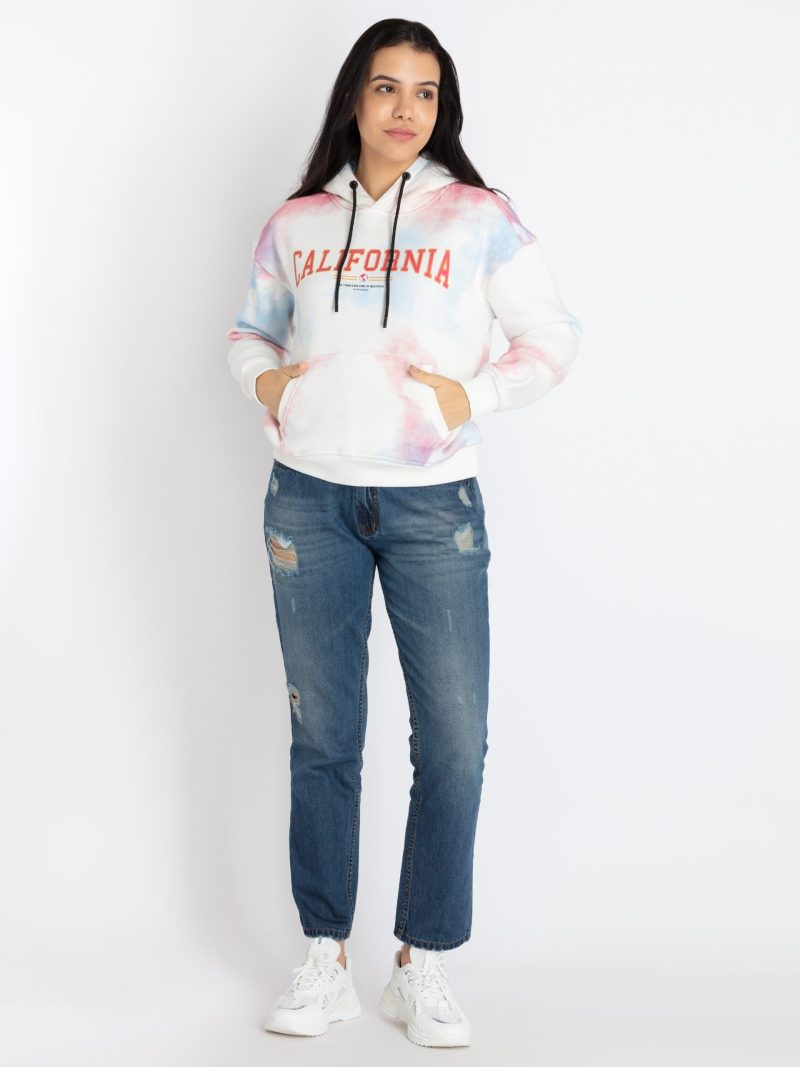 Status Quo Women'S All Over Printed Hooded Sweatshirt