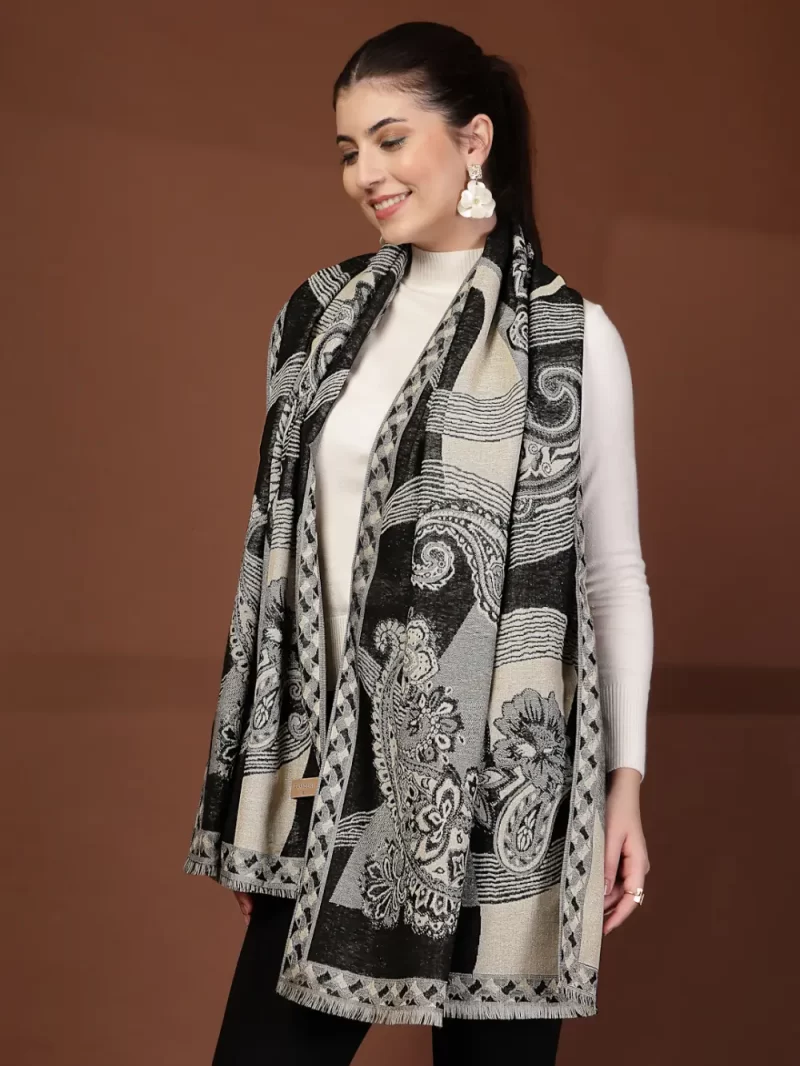 Mafadeny Women Mix Floral And Geometric Patterns