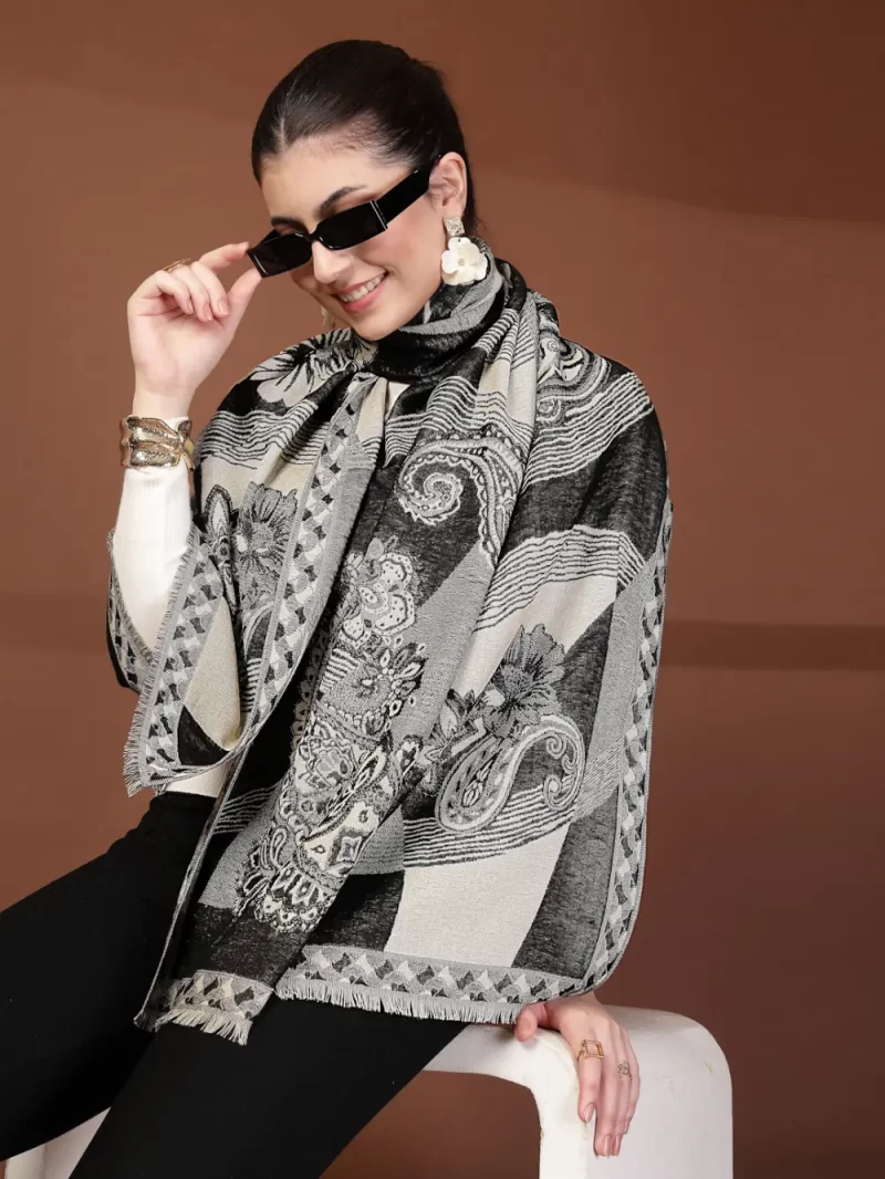 Mafadeny Women Mix Floral And Geometric Patterns