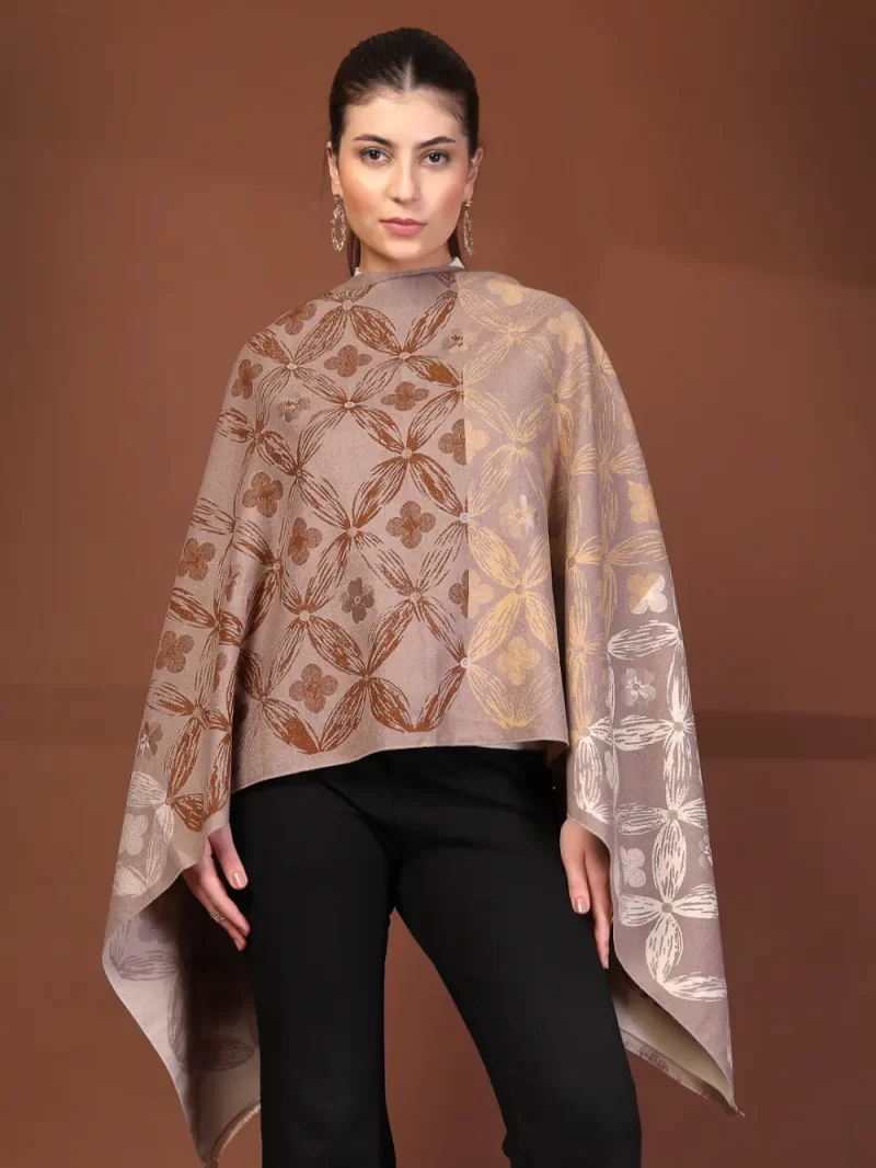 Mafadeny Women Soft And Floral Printed Stole
Women Self Design Winter Stoll