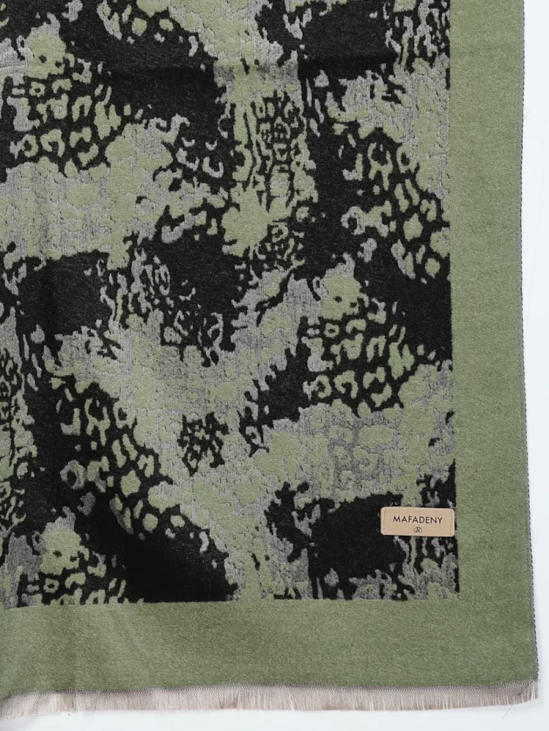 Mafadeny Women'S Warm Winter Stoll With Animal Print