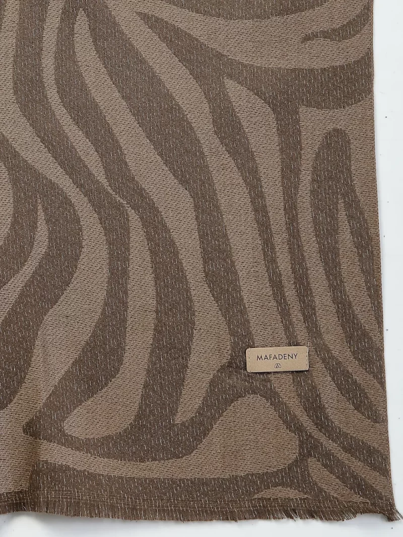 Mafadeny Women'S Stylish Self Design Stole With Subtle Shine