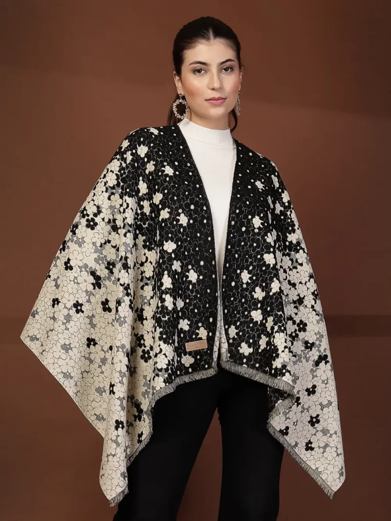 Mafadeny Women Small Flower Printed Stole