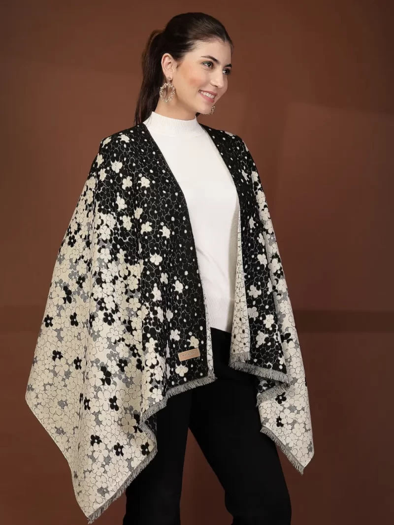 Mafadeny Women Small Flower Printed Stole