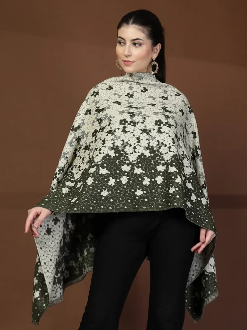 Mafadeny Women Small Flower Printed Stole