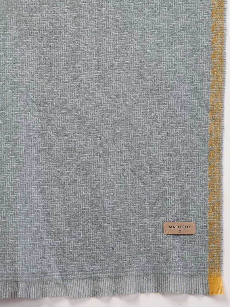 Mafadeny Women Stylish Self Design Stole With Fringe Edges