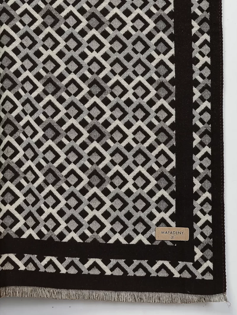 Mafadeny Women Geometric Print Stole Elegant Border