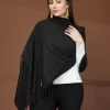 Mafadeny Women Stole With Shine Dots And Tassels