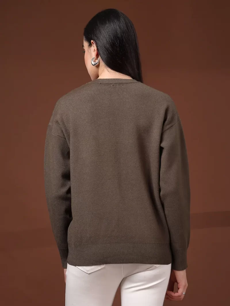 Mafadeny Women'S Long-Sleeve Top With A Swirling Pattern