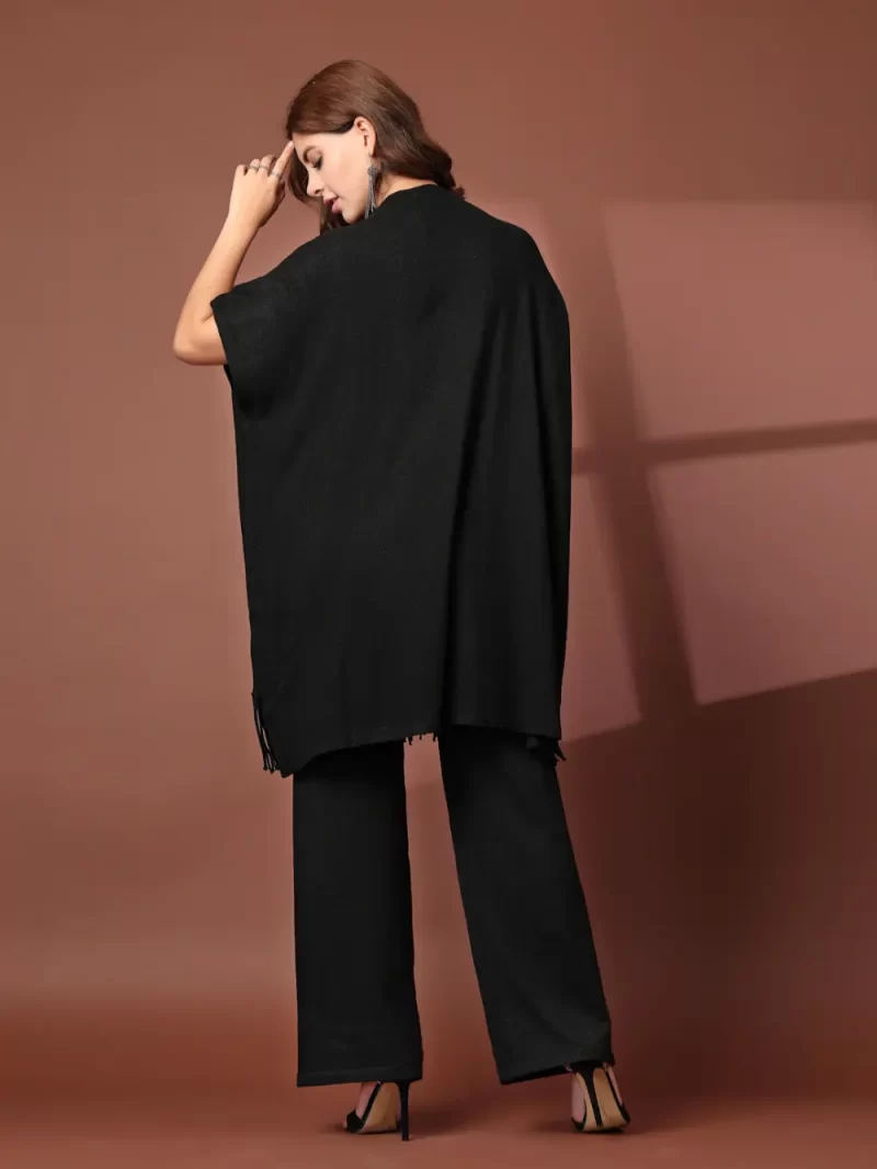 Mafadeny 2 Pcs Co-Ord Set For Women With Floral Design And Fringed Top