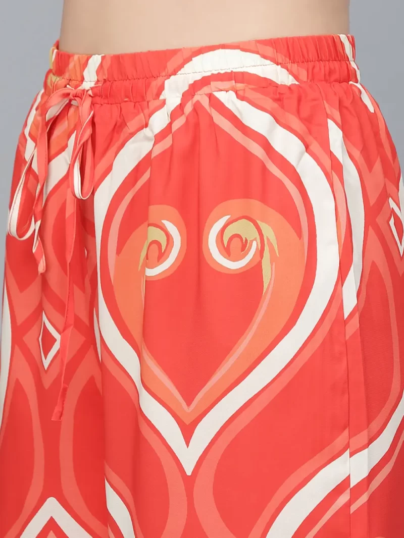 Women'S Stylish Co-Ord Set Button-Down Top And Pant