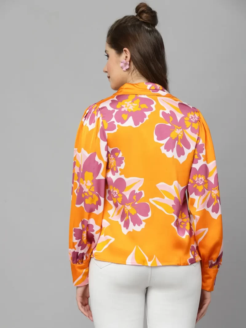 Printed Collared Shirt With Full Sleeves