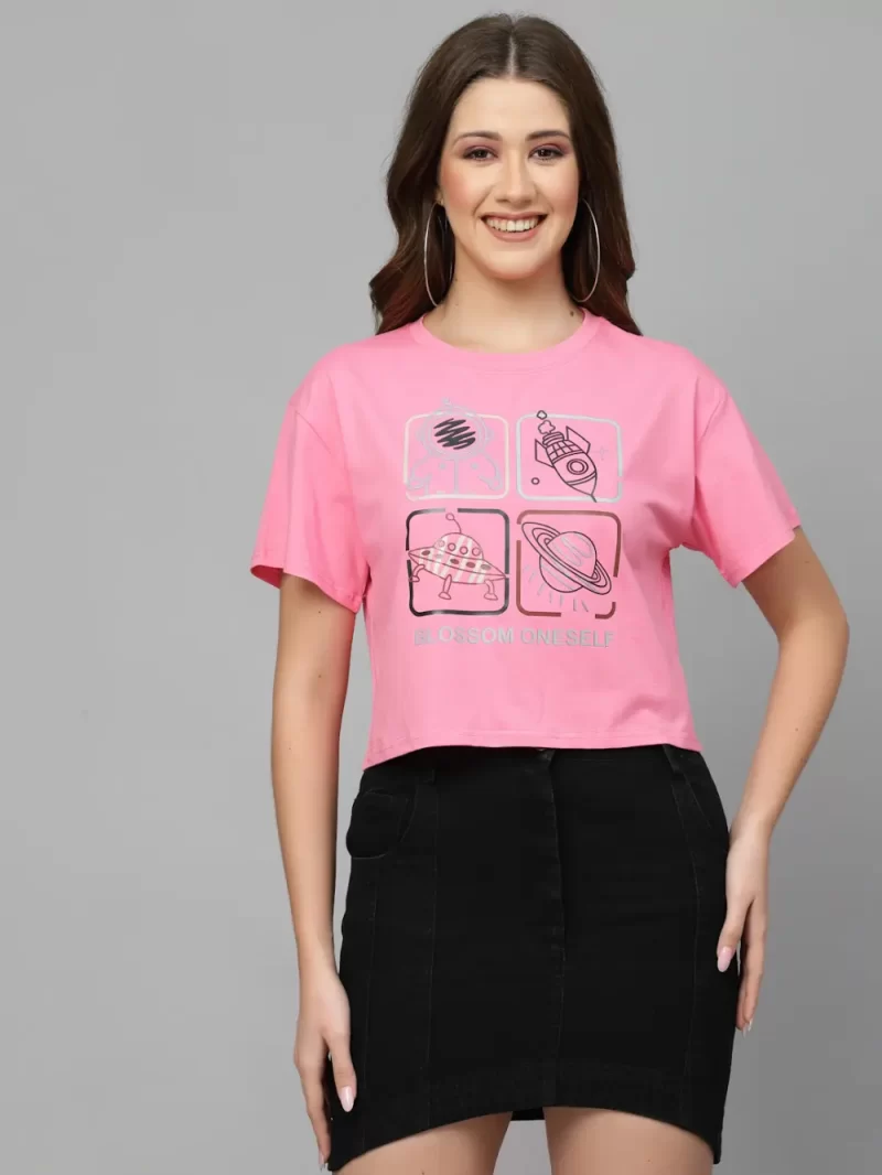 Women’S Round Neck Casual T-Shirt