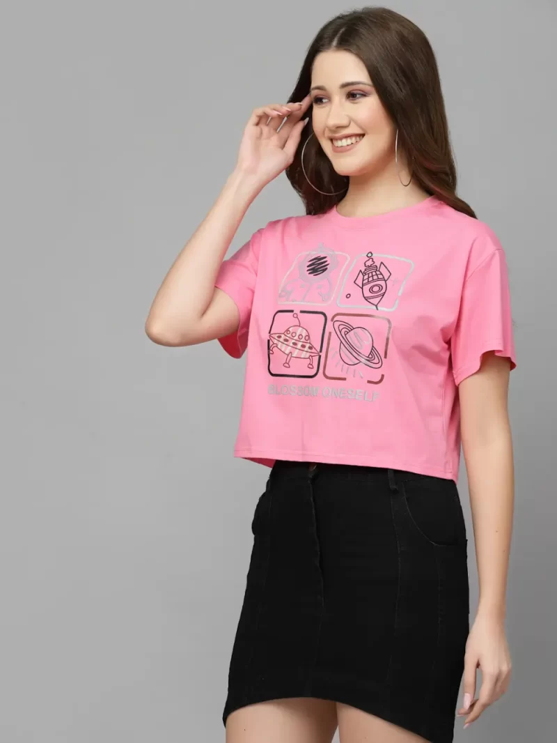 Women’S Round Neck Casual T-Shirt