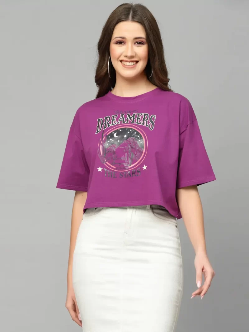 Women’S Short Sleeve Trendy T-Shirt