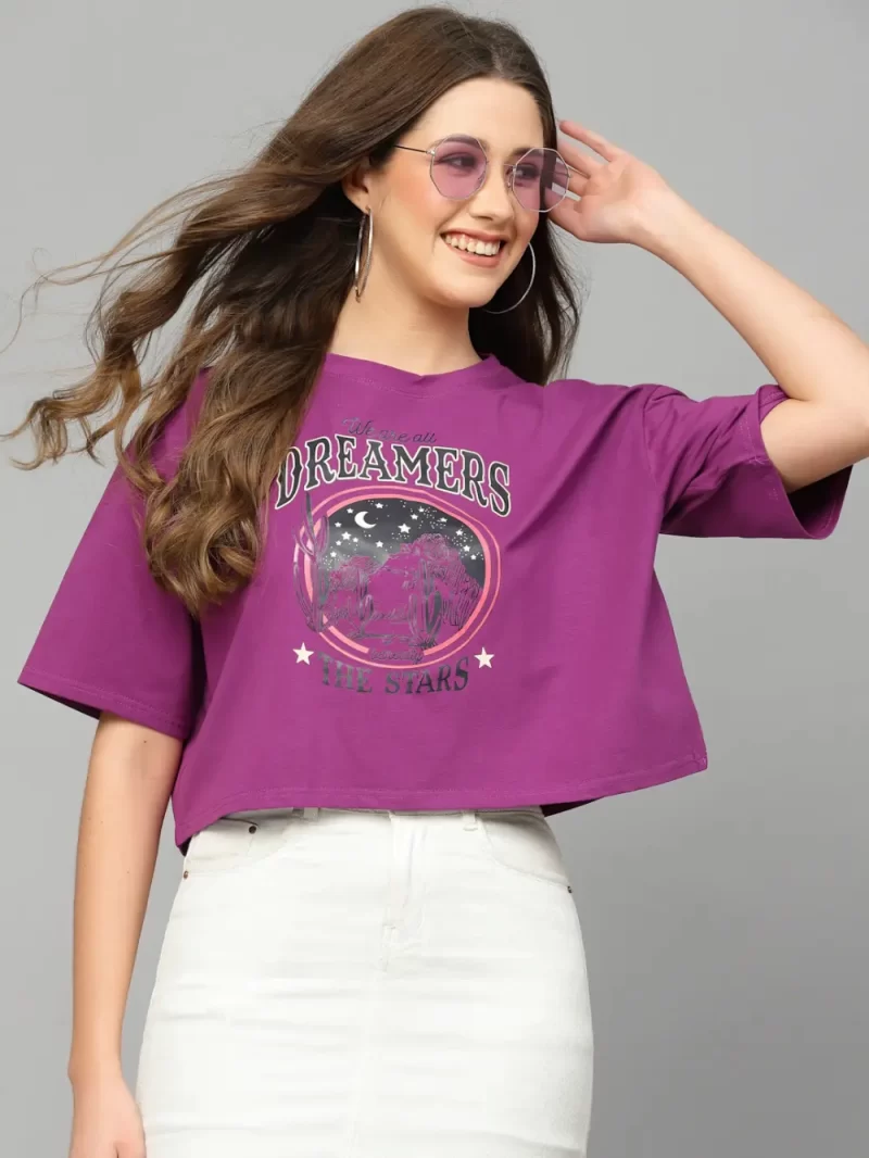 Women’S Short Sleeve Trendy T-Shirt