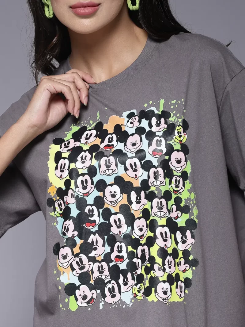 Women'S Relaxed Fit Mickey Mouse T-Shirt