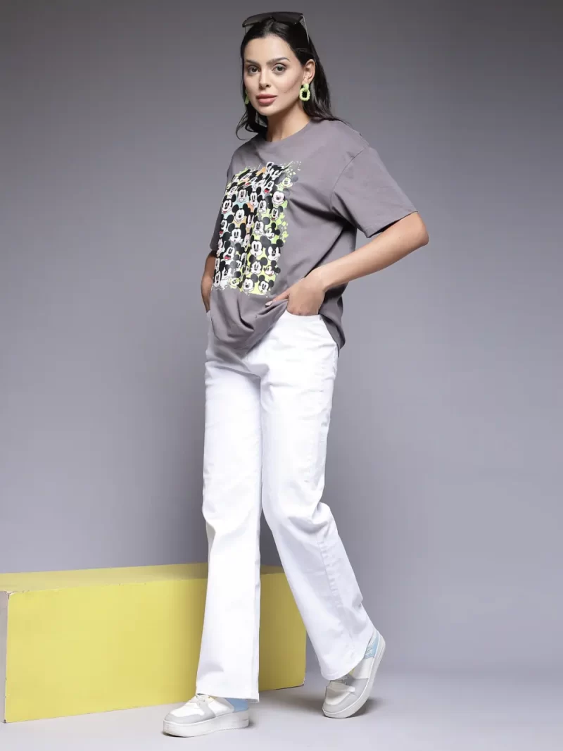 Women'S Relaxed Fit Mickey Mouse T-Shirt