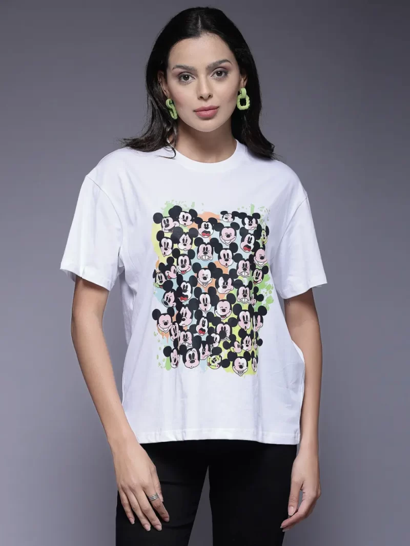 Women'S Relaxed Fit Mickey Mouse T-Shirt