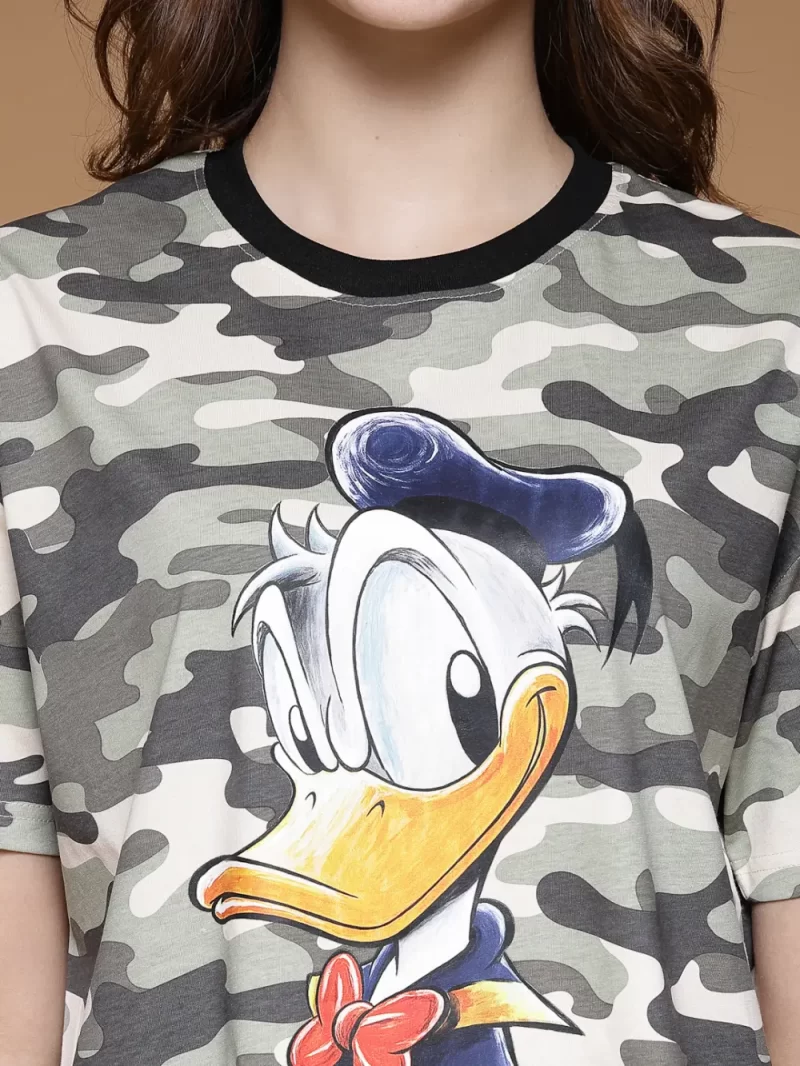 Relaxed Fit Donald Duck Camo T-Shirt