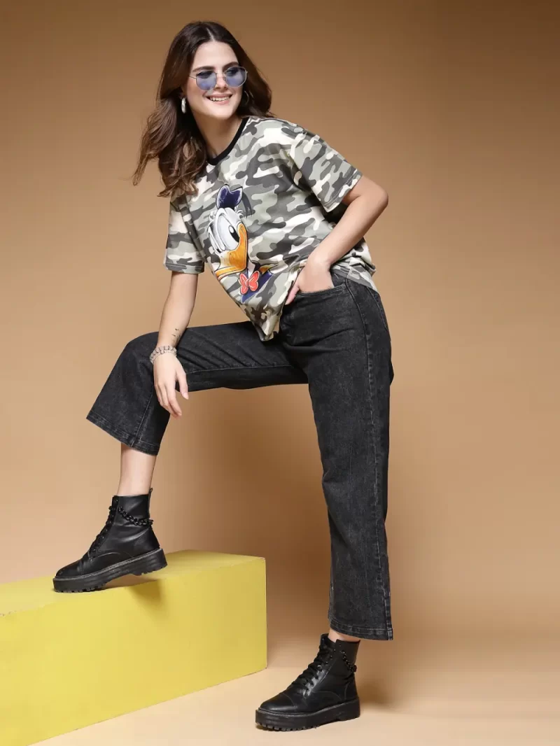 Relaxed Fit Donald Duck Camo T-Shirt