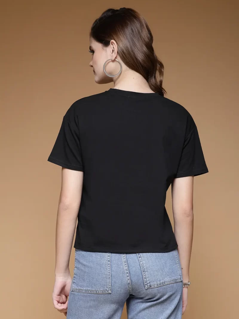 Printed Round Neck Cotton Tee